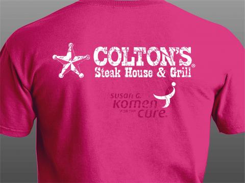 colton's pink t-shirt back