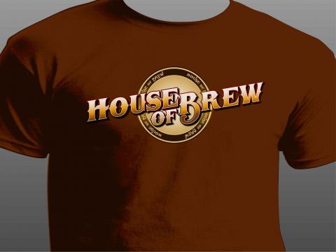 house of brew t-shirt front