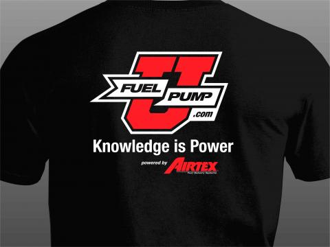 u fuel pump t-shirt front
