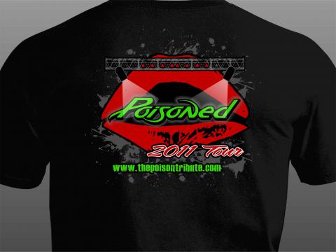 Poisoned 2011 Tour t-shirt